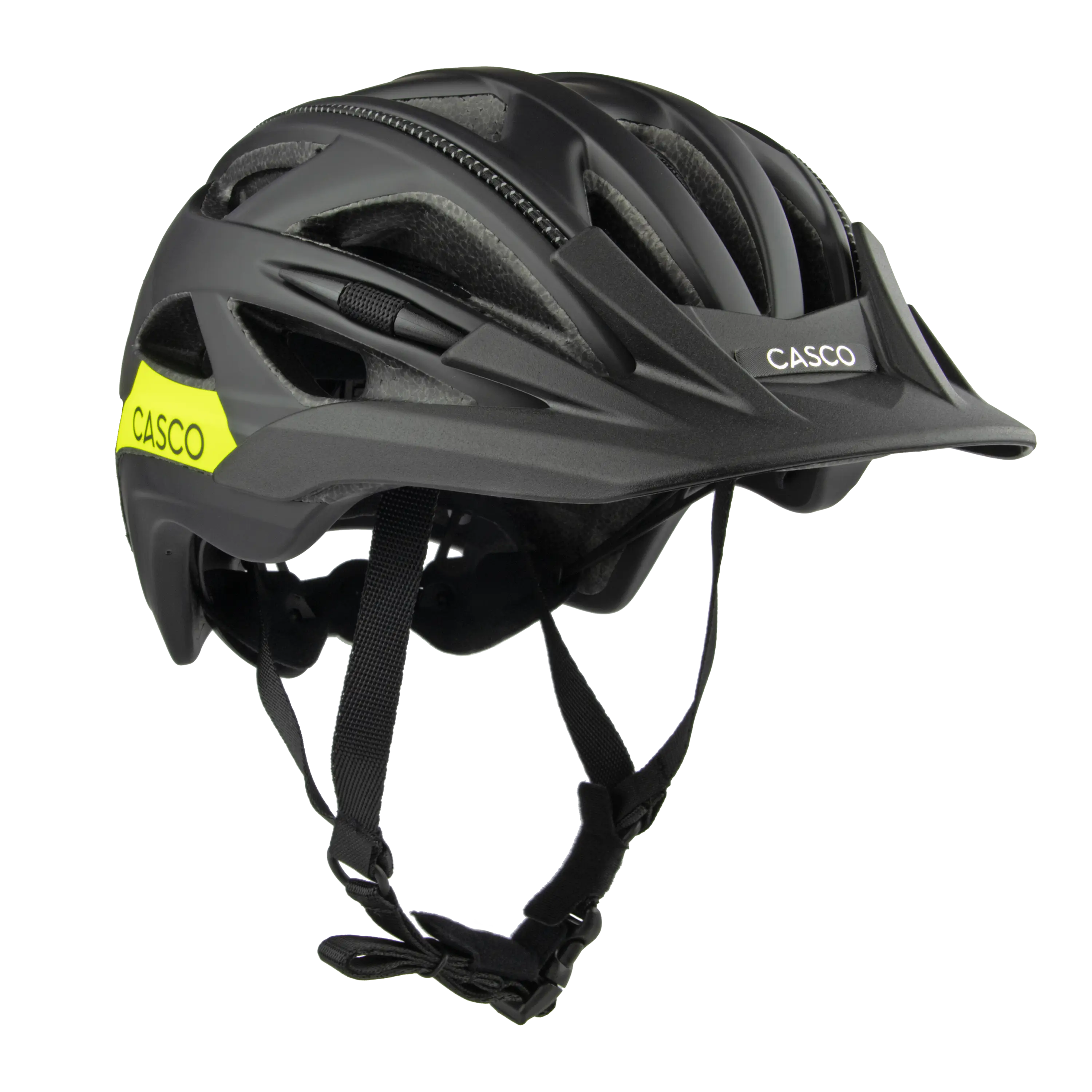 neon fahrradhelm ACTIV SL NOMAD SHADE SCHWARZ-GRAU-NEON – CASCO