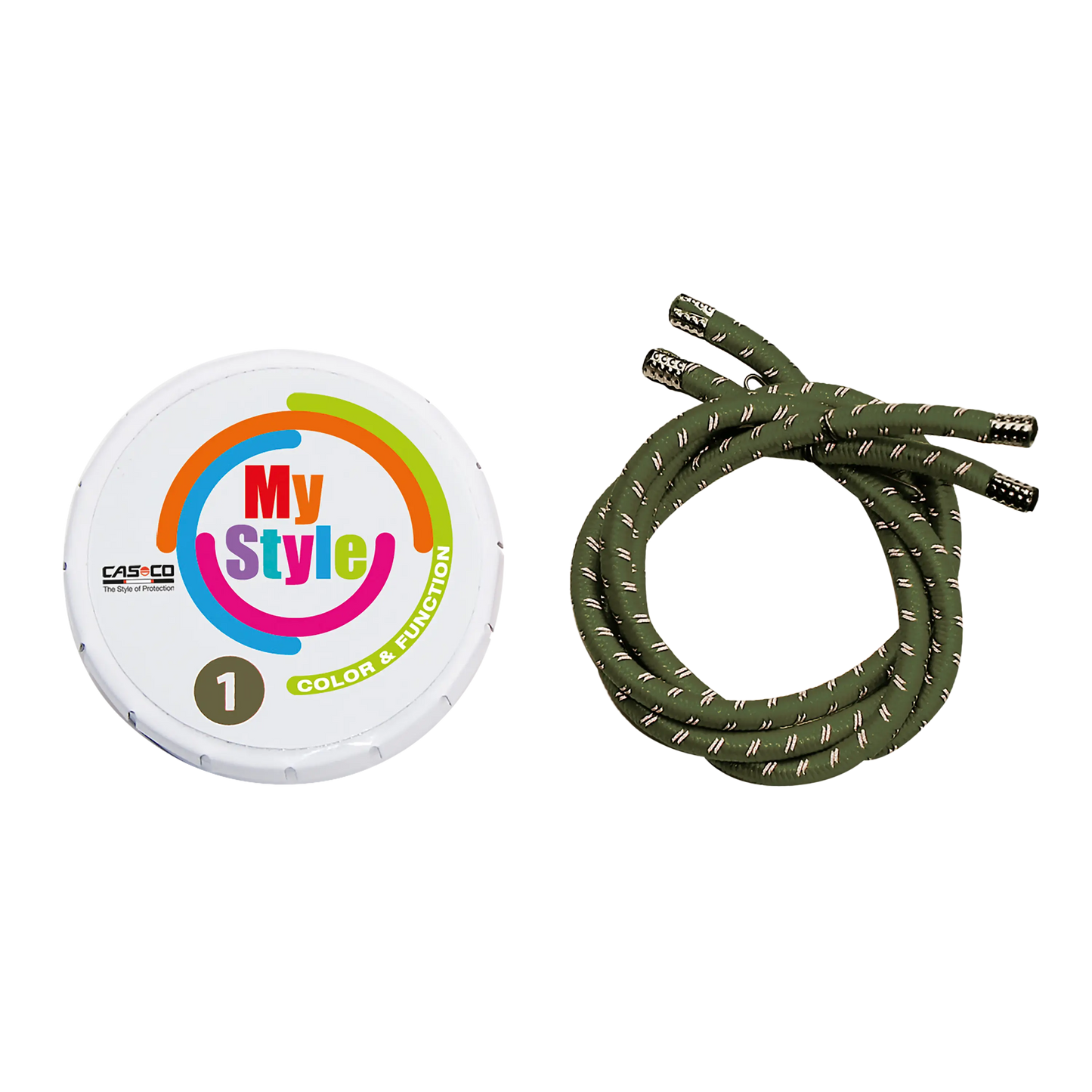 MYSTYLE STRIPES oliv reflektierend