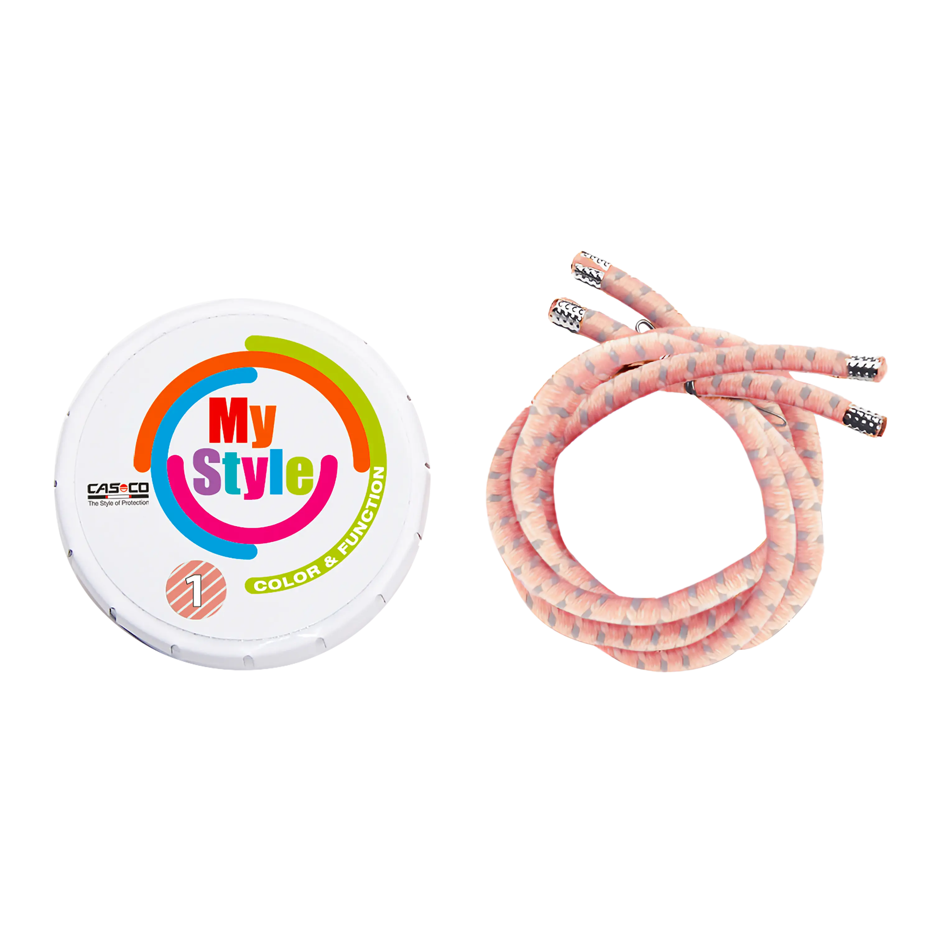 MYSTYLE STRIPES peach – CASCO