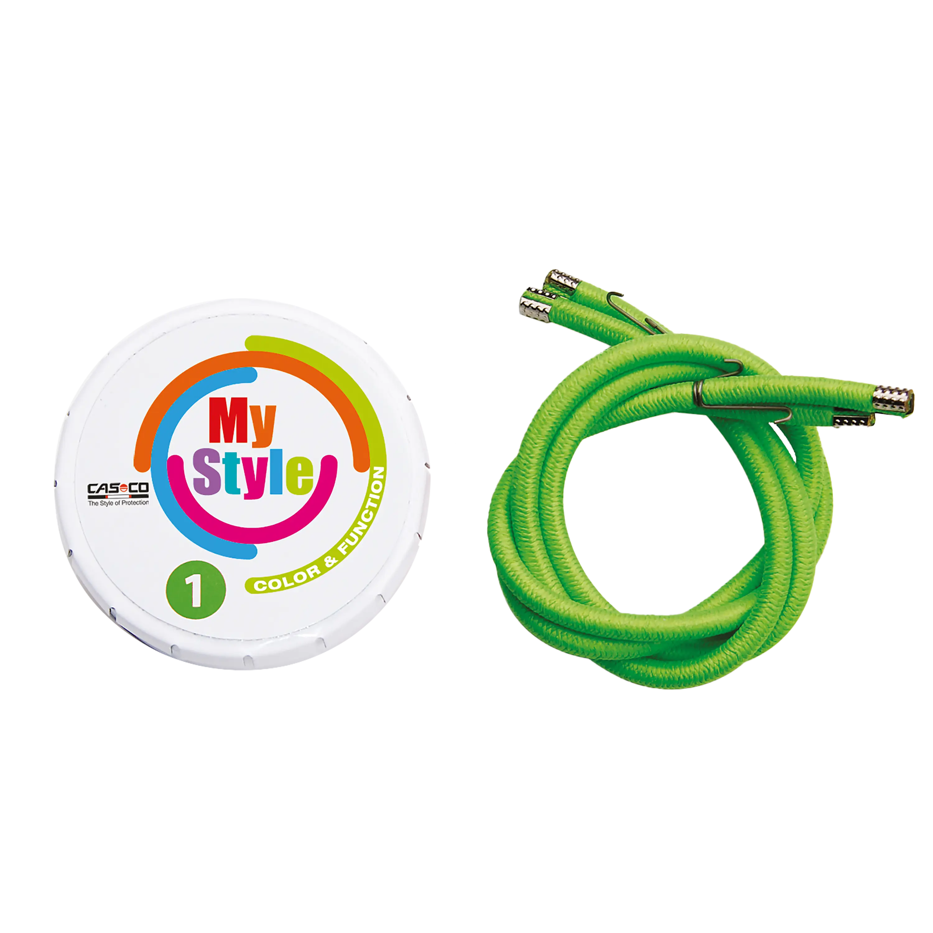 MYSTYLE STRIPES lime – CASCO