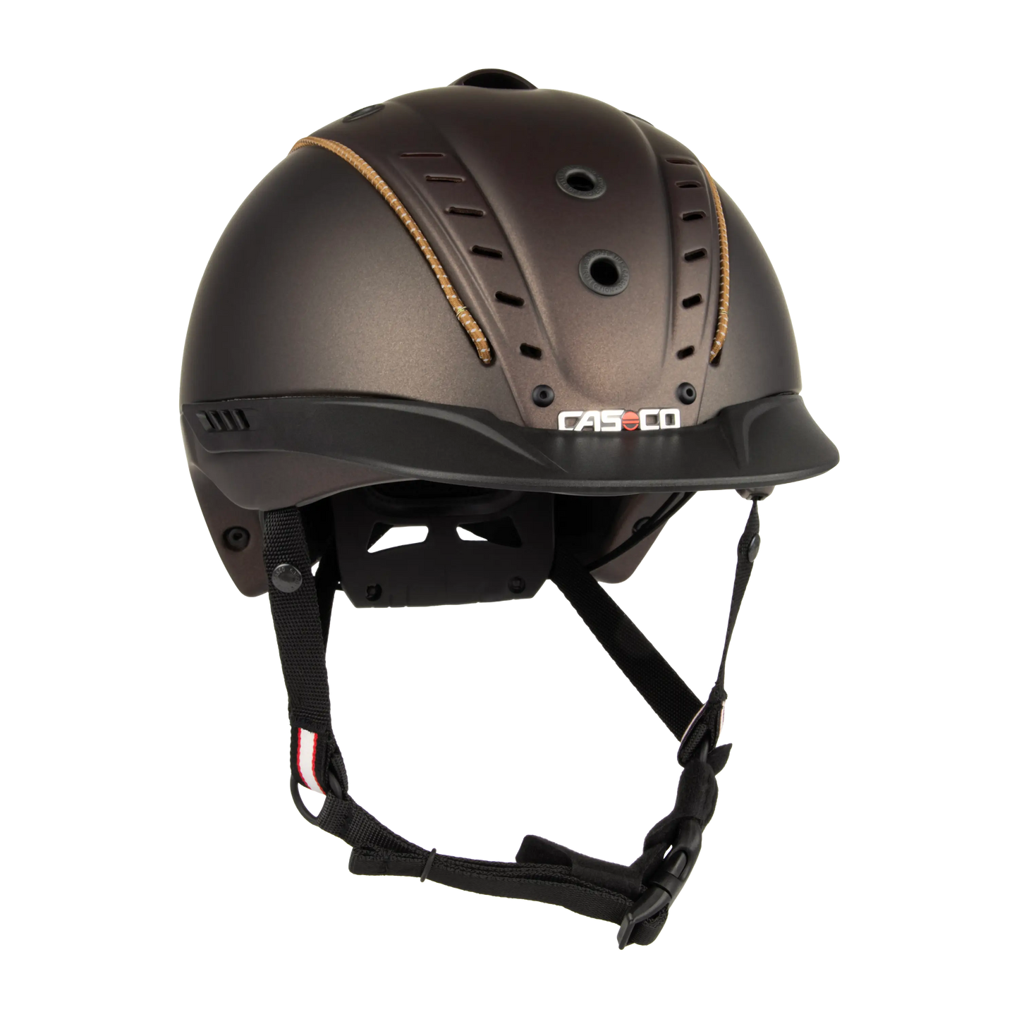 dark brown motorcycle helmet Premium Half L Unique Vintage style and strong structure MISTRALL2 Dark brown CASCO