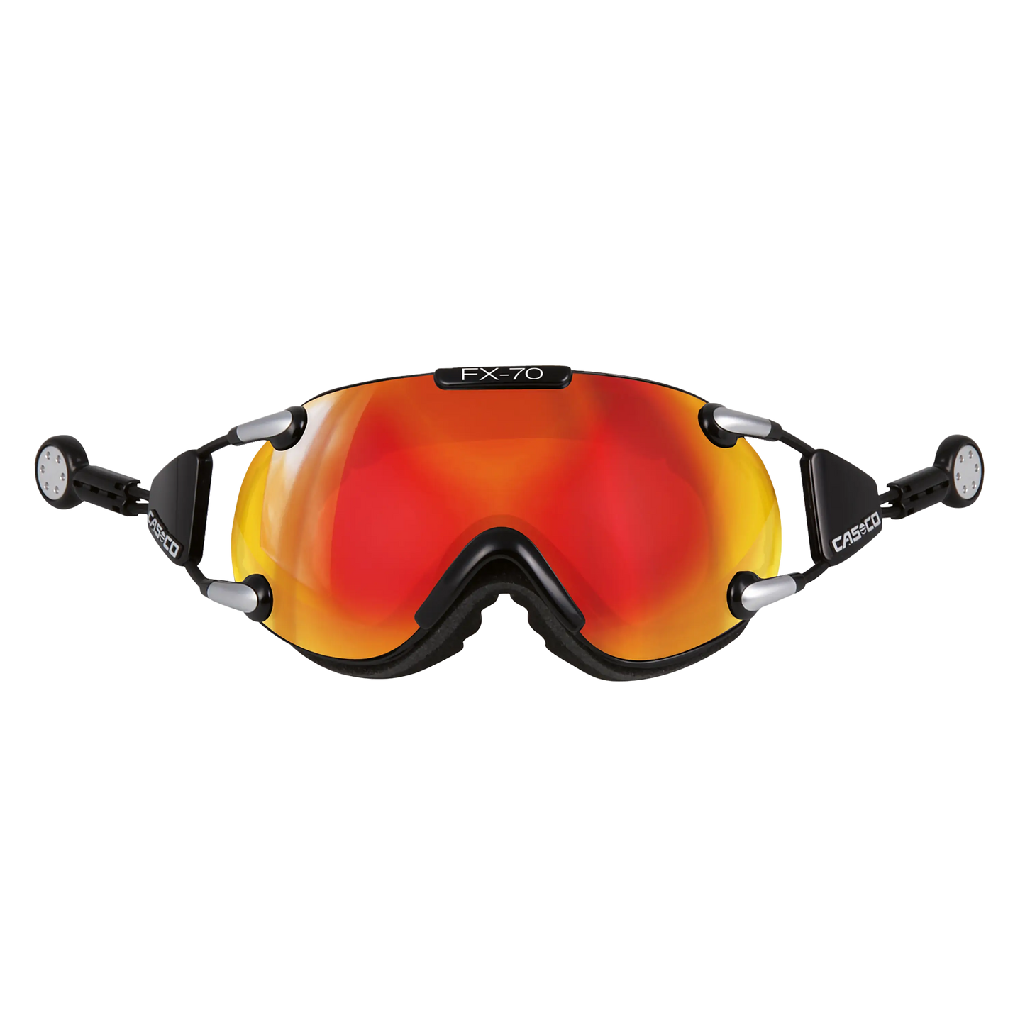 FX70 CARBONIC Noir charbon-orange miroir 